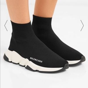Balenciaga Speed Knit High-Top Sneakers Sz 40